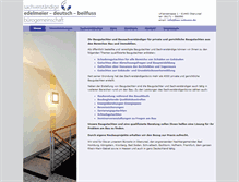 Tablet Screenshot of bau-svbuero.de